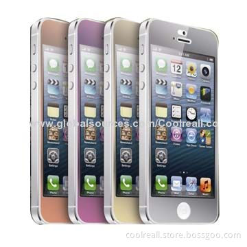 Colorful tempered glass screen protectors for iPhone5/5s/4/4s